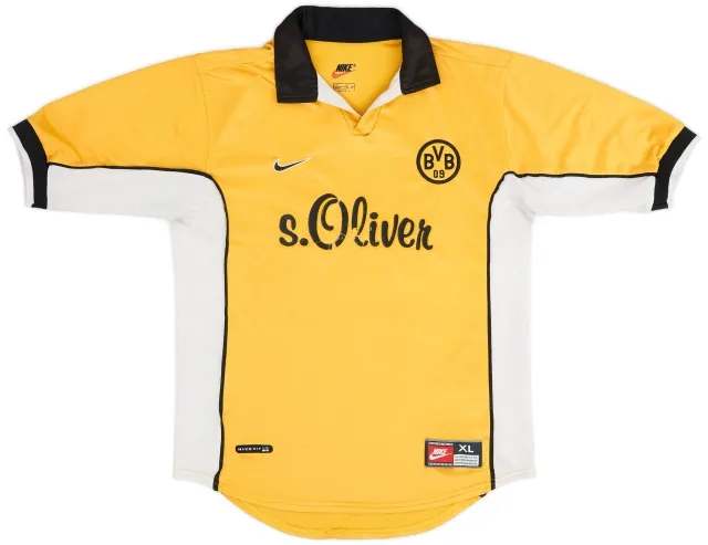 Nike 1998-00 Borussia Dortmund Home Shirt - 5/10 - (XL.Boys)