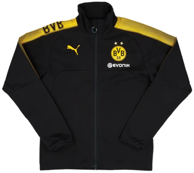 2017-18 Borussia Dortmund Puma Track Jacket - 7/10 - (S)
