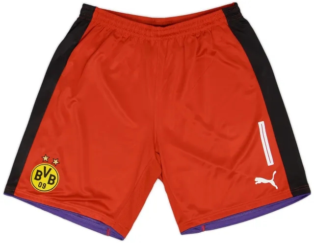 Puma 2016-17 Borussia Dortmund Player Issue GK Shorts #1 - 9/10 - (XL)