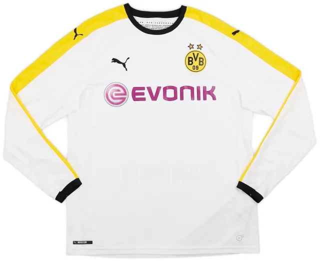 Puma 2015-16 Borussia Dortmund Third L/S Shirt - 8/10 - (XL)