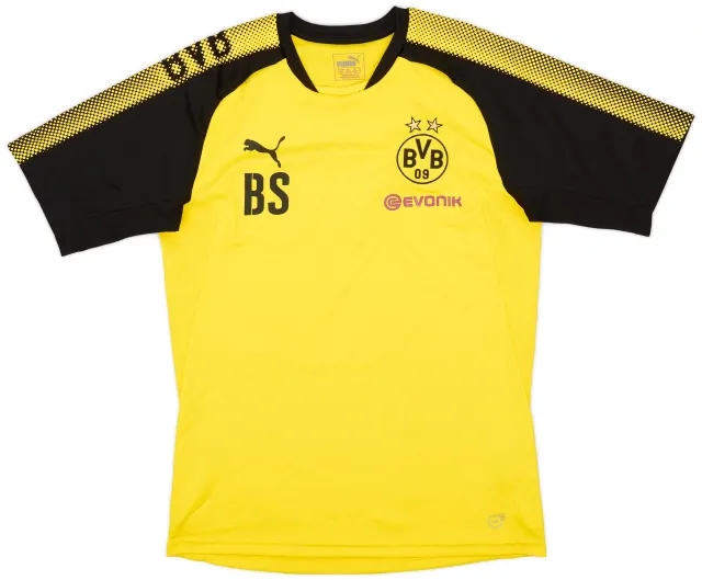 2017-18 Borussia Dortmund Staff Issue Puma Training Shirt 'BS' - 8/10 - (M)