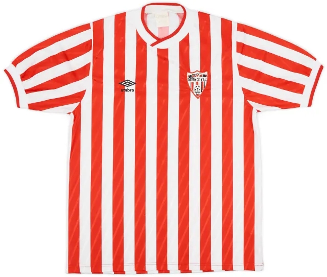 Umbro 1988-90 Derry City Home Shirt - 9/10 - (M)