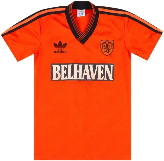 adidas 1988-89 Dundee United Home Shirt - 8/10 - (Y)