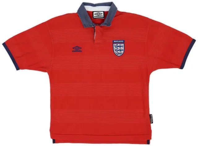 Umbro 1999-01 England Away Shirt - 8/10 - (M.Boys)