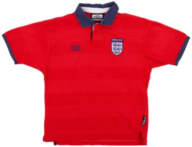 Umbro 1999-01 England Away Shirt - 6/10 - (M.Boys)