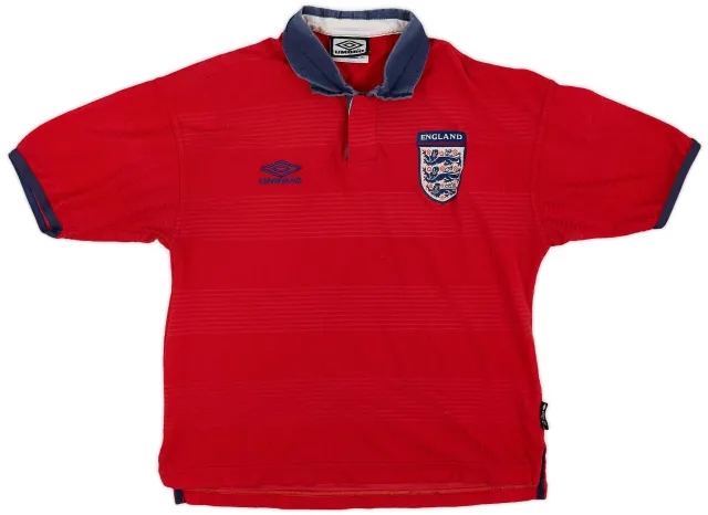 Umbro 1999-01 England Away Shirt - 7/10 - (Y)