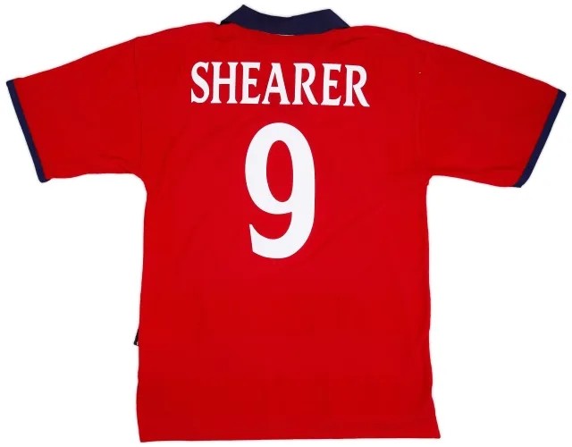 Umbro 1999-01 England Away Shirt Shearer #9 - 6/10 - (XL)