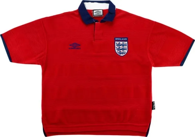 Umbro 1999-01 England Away Shirt - 8/10 - (Y)