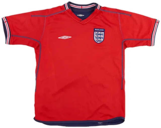 Umbro 2002-04 England Away Shirt - 8/10 - (S.Boys)