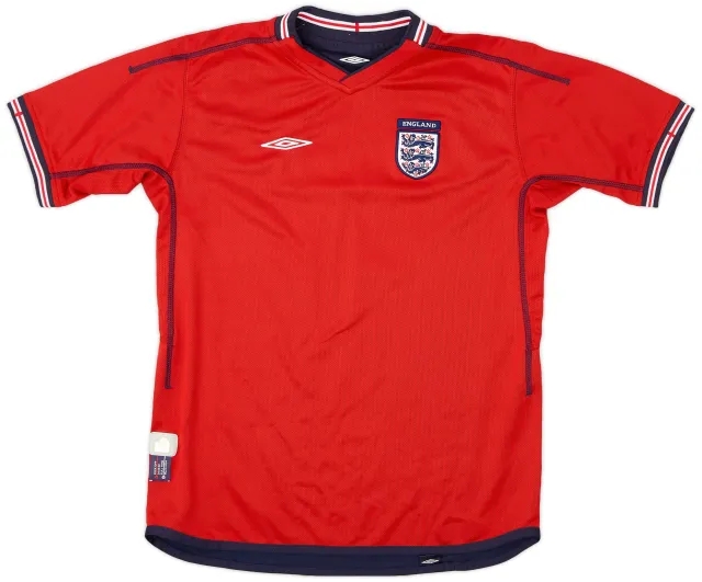 Umbro 2002-04 England Away Shirt - 8/10 - (L.Boys)