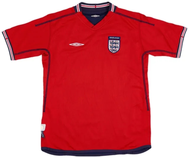 Umbro 2002-04 England Away Shirt - 6/10 - (XL.Boys)