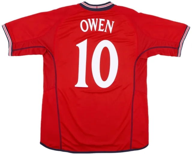 Umbro 2002-04 England Away Shirt Owen #10 - 9/10 - (L)