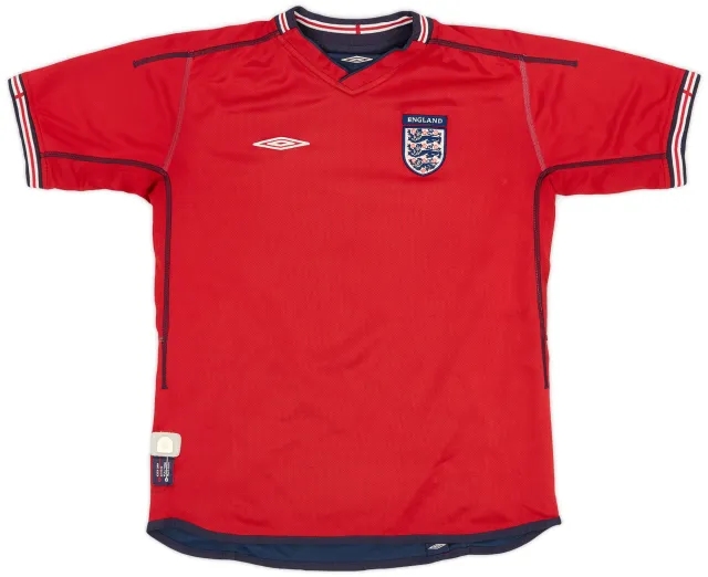 Umbro 2002-04 England Away Shirt - 8/10 - (XL.Boys)