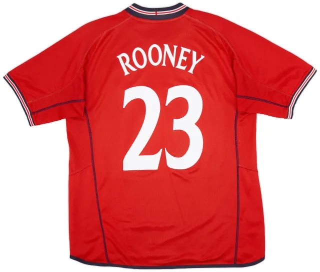 Umbro 2002-04 England Away Shirt Rooney #23 - 6/10 - (XL)