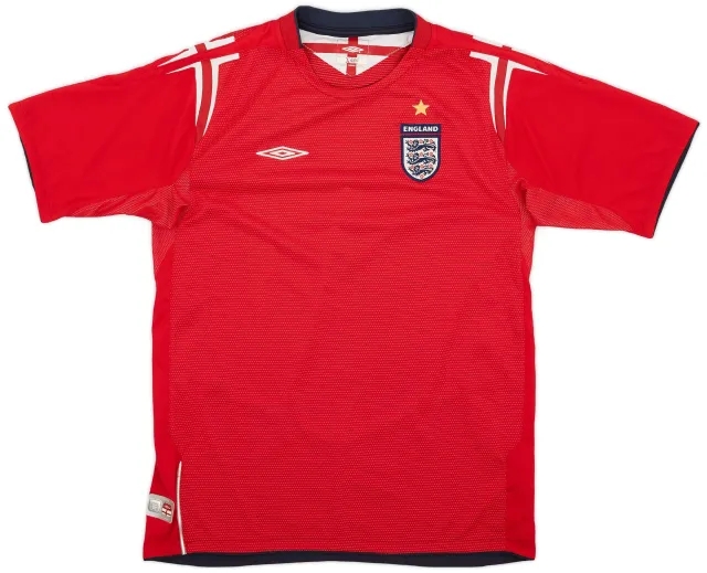 Umbro 2004-06 England Away Shirt - 9/10 - (XL.Boys)