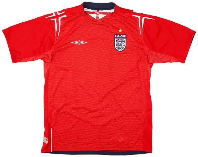 Umbro 2004-06 England Away Shirt #10 - 7/10 - (L)