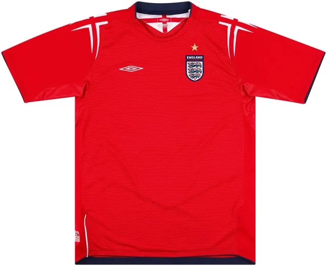 Umbro 2004-06 England Away Shirt - 8/10 - (XL.Boys)
