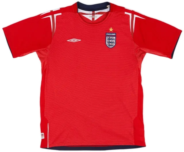 Umbro 2004-06 England Away Shirt - 8/10 - (XL.Boys)