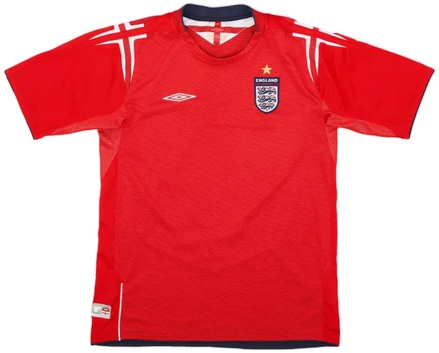 Umbro 2004-06 England Away Shirt - 8/10 - (XL.Boys)