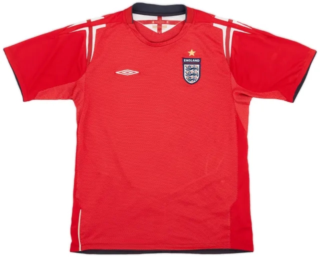 Umbro 2004-06 England Away Shirt - 8/10 - (XL.Boys)