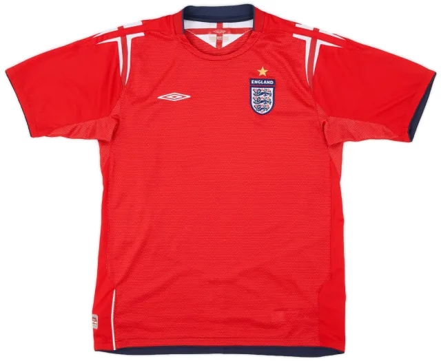 Umbro 2004-06 England Away Shirt - 8/10 - (XL.Boys)