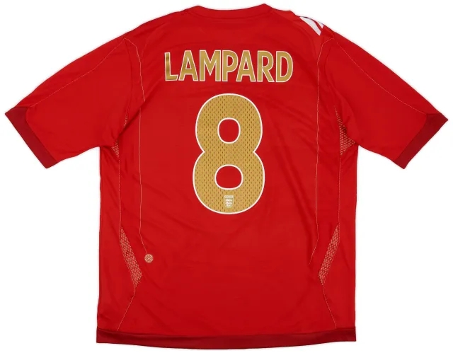 Umbro 2006-08 England Away Shirt Lampard #8 - 7/10 - (L)