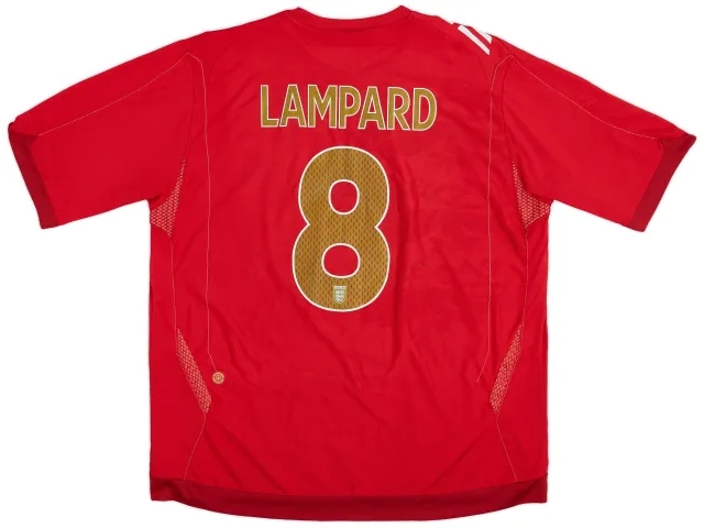 Umbro 2006-08 England Away Shirt Lampard #8 - 8/10 - (XXL)