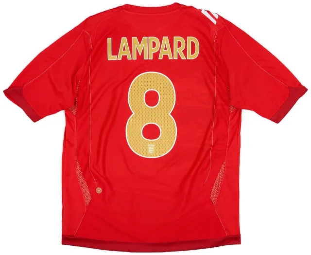 Umbro 2006-08 England Away Shirt Lampard #8 - 7/10 - (L)