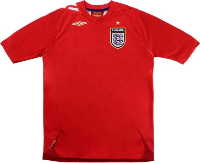 Umbro 2006-08 England Away Shirt - 6/10 - (XL.Boys)