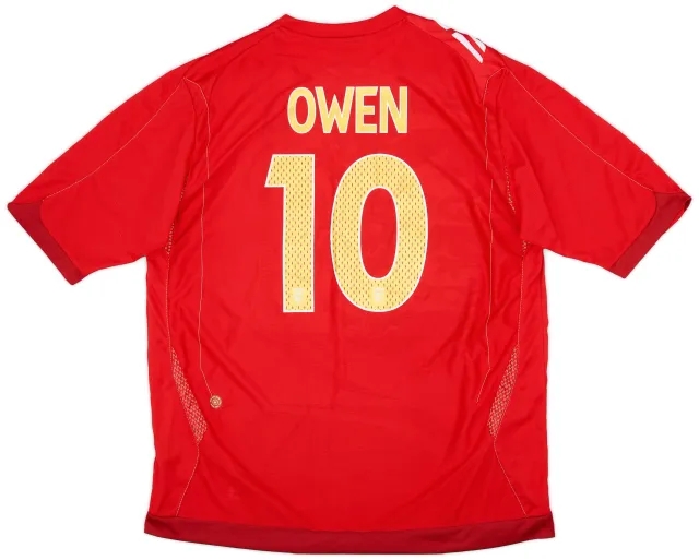 Umbro 2006-08 England Away Shirt Owen #10 - 8/10 - (XL)