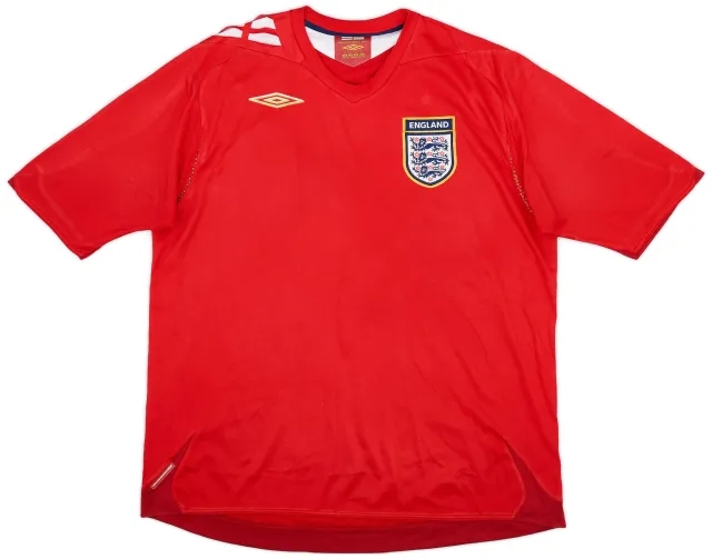 Umbro 2006-08 England Away Shirt - 6/10 - (XL)