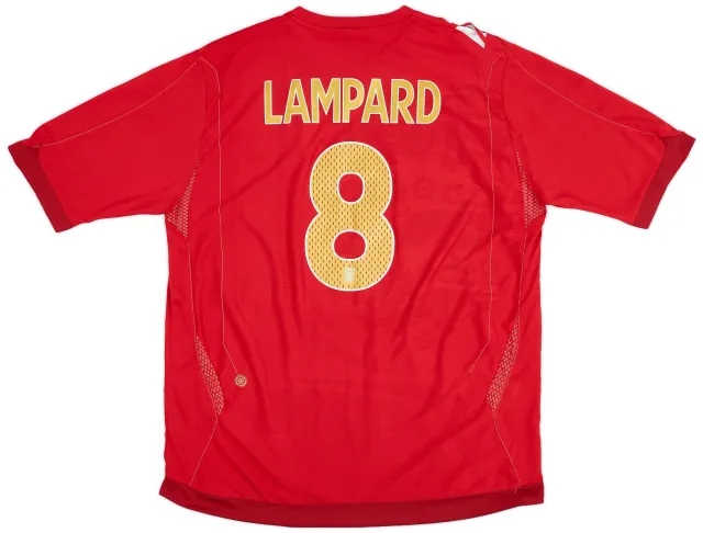 Umbro 2006-08 England Away Shirt Lampard #8 - 7/10 - (XL)