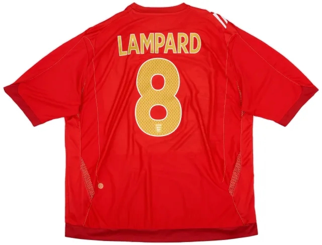 Umbro 2006-08 England Away Shirt Lampard #8 - 7/10 - (3XL)