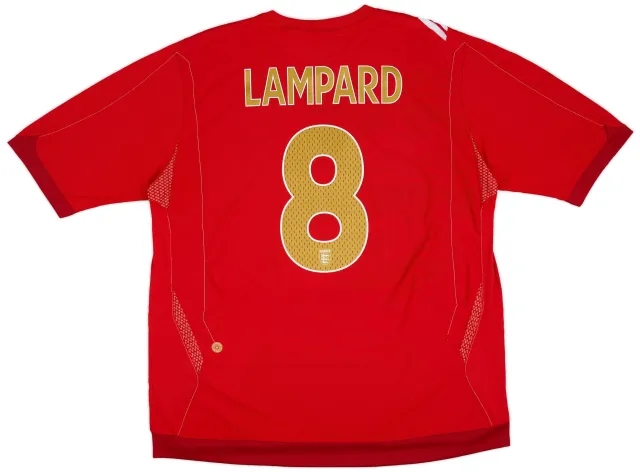 Umbro 2006-08 England Away Shirt Lampard #8 - 6/10 - (XXL)