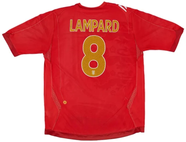 Umbro 2006-08 England Away Shirt Lampard #8 - 5/10 - (L)