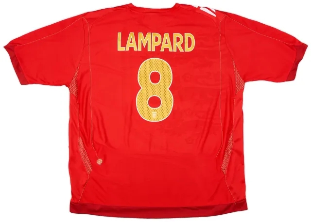 Umbro 2006-08 England Away Shirt Lampard #8 - 6/10 - (XXL)