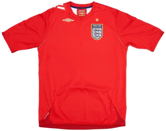 Umbro 2006-08 England Away Shirt - 9/10 - (XL.Boys)