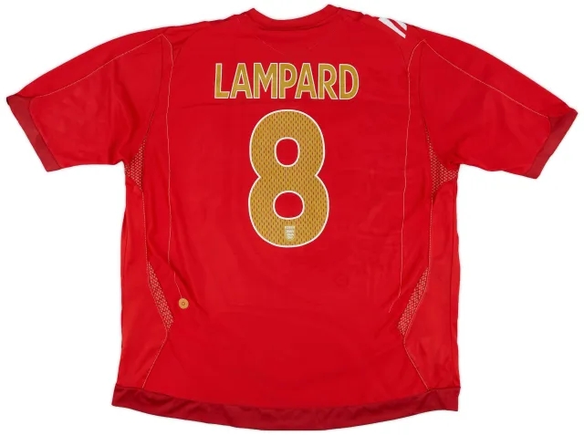 Umbro 2006-08 England Away Shirt Lampard #8 - 5/10 - (XXL)