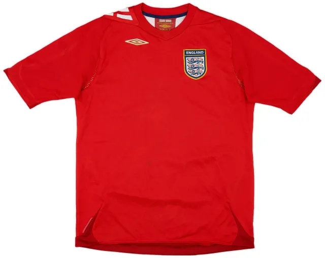 Umbro 2006-08 England Away Shirt - 5/10 - (XL.Boys)