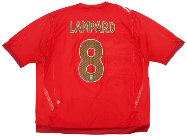 Umbro 2006-08 England Away Shirt Lampard #8 - 6/10 - (3XL)