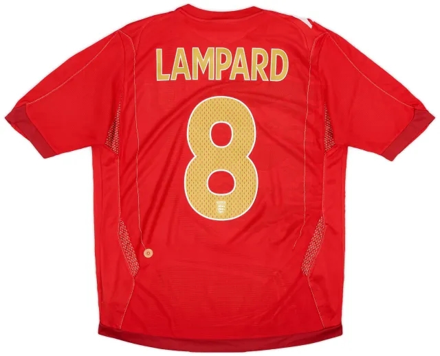 Umbro 2006-08 England Away Shirt Lampard #8 - 6/10 - (M)