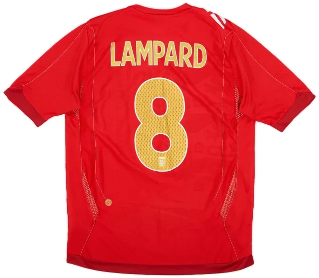 Umbro 2006-08 England Away Shirt Lampard #8 - 7/10 - (M)