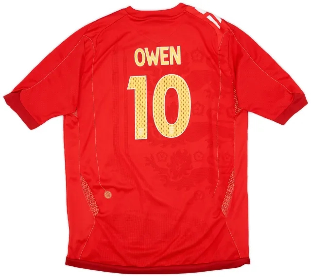 Umbro 2006-08 England Away Shirt Owen #10 - 9/10 - (XL.Boys)