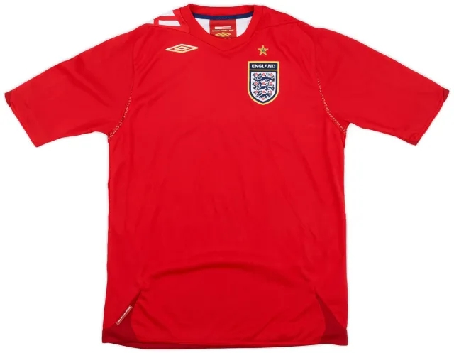 Umbro 2006-08 England Away Shirt - 10/10 - (XL.Boys)