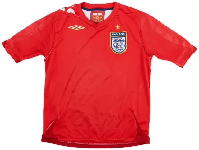 Umbro 2006-08 England Away Shirt - 6/10 - (S.Boys)