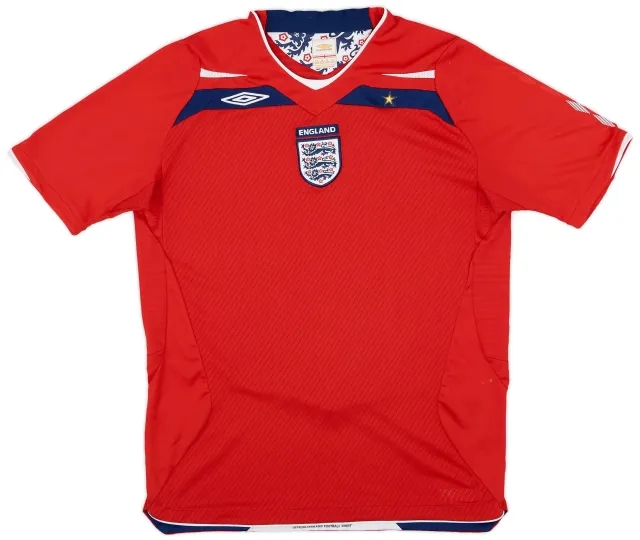 Umbro 2008-10 England Away Shirt - 7/10 - (XL.Boys)