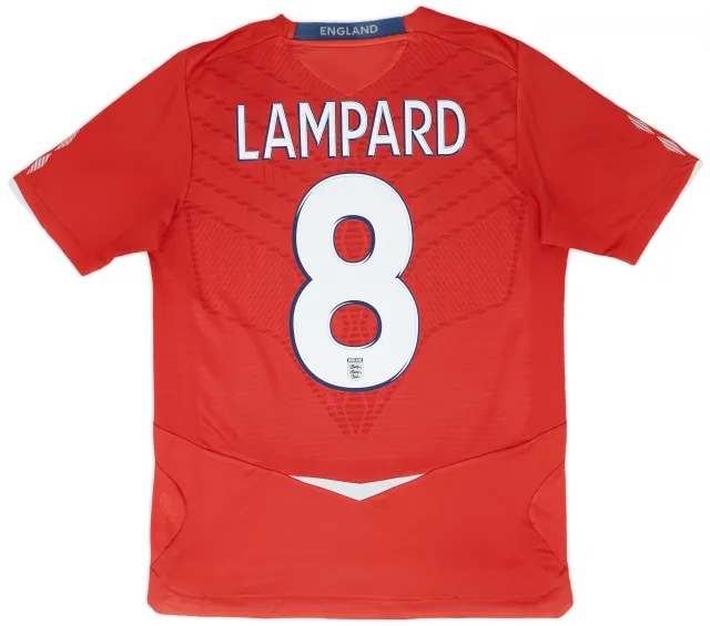 Umbro 2008-10 England Away Shirt Lampard #8 - 7/10 - (S)