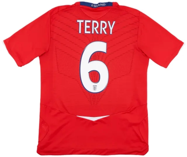 Umbro 2008-10 England Away Shirt Terry #6 - 9/10 - (L)