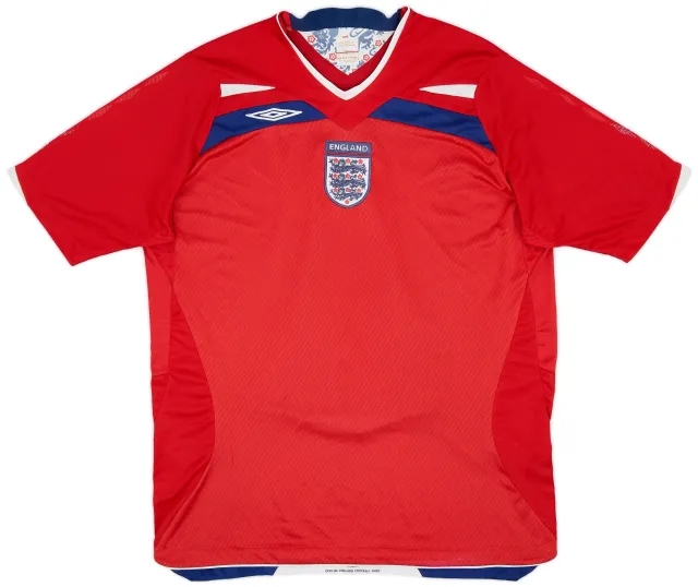 Umbro 2008-10 England Away Shirt - 5/10 - (XL)