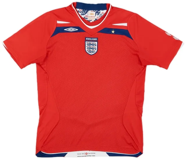 Umbro 2008-10 England Away Shirt - 6/10 - (XL.Boys)